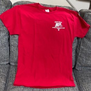 NWOT USA Hockey - 2022 Staff - Player Development Camp Red T-Shirt, Size M
